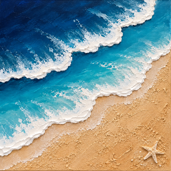 Textured Ocean Waves | Ladies Painting Afternoon