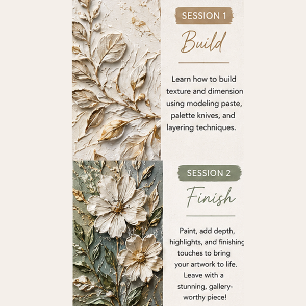 Textured Art Lab | 2-Part Creative Experience | Sep 15th and Sep 22nd | 1:30-3PM