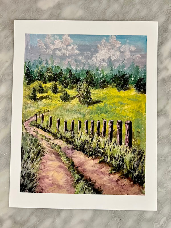 Country road art print